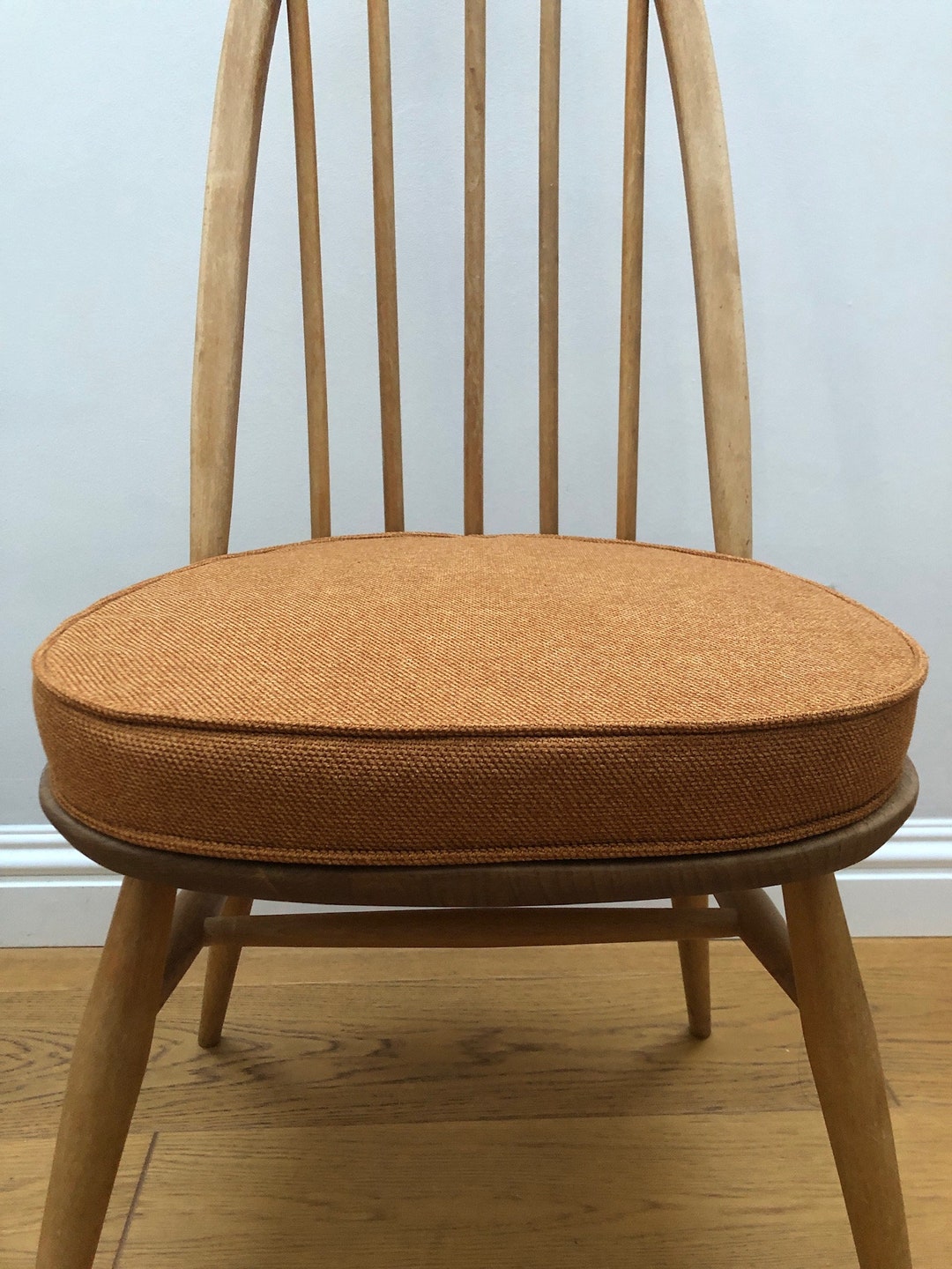 Myhome New Seat Pads for Ercol Dining Chairs With Straps and Press