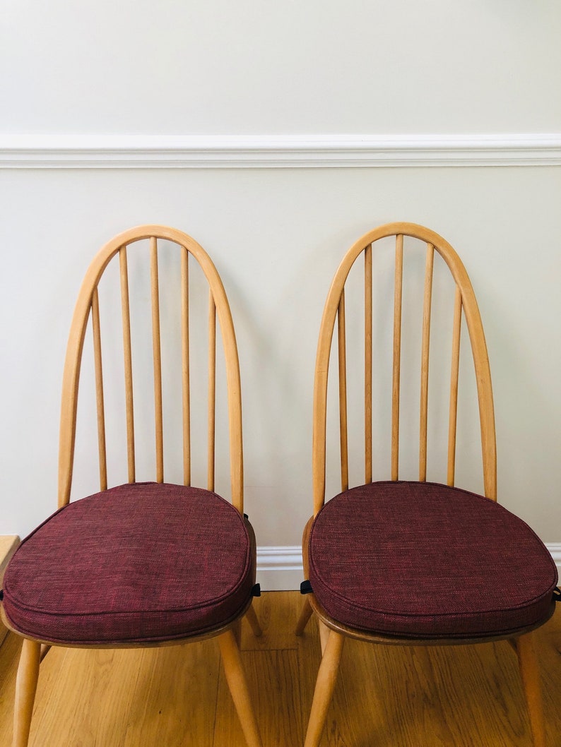 MyHome new seat pads for Ercol dining chairs with straps and Etsy