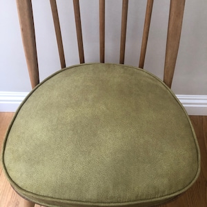 MyHome new seat pads for Ercol dining chairs with straps and press studs Green image 5