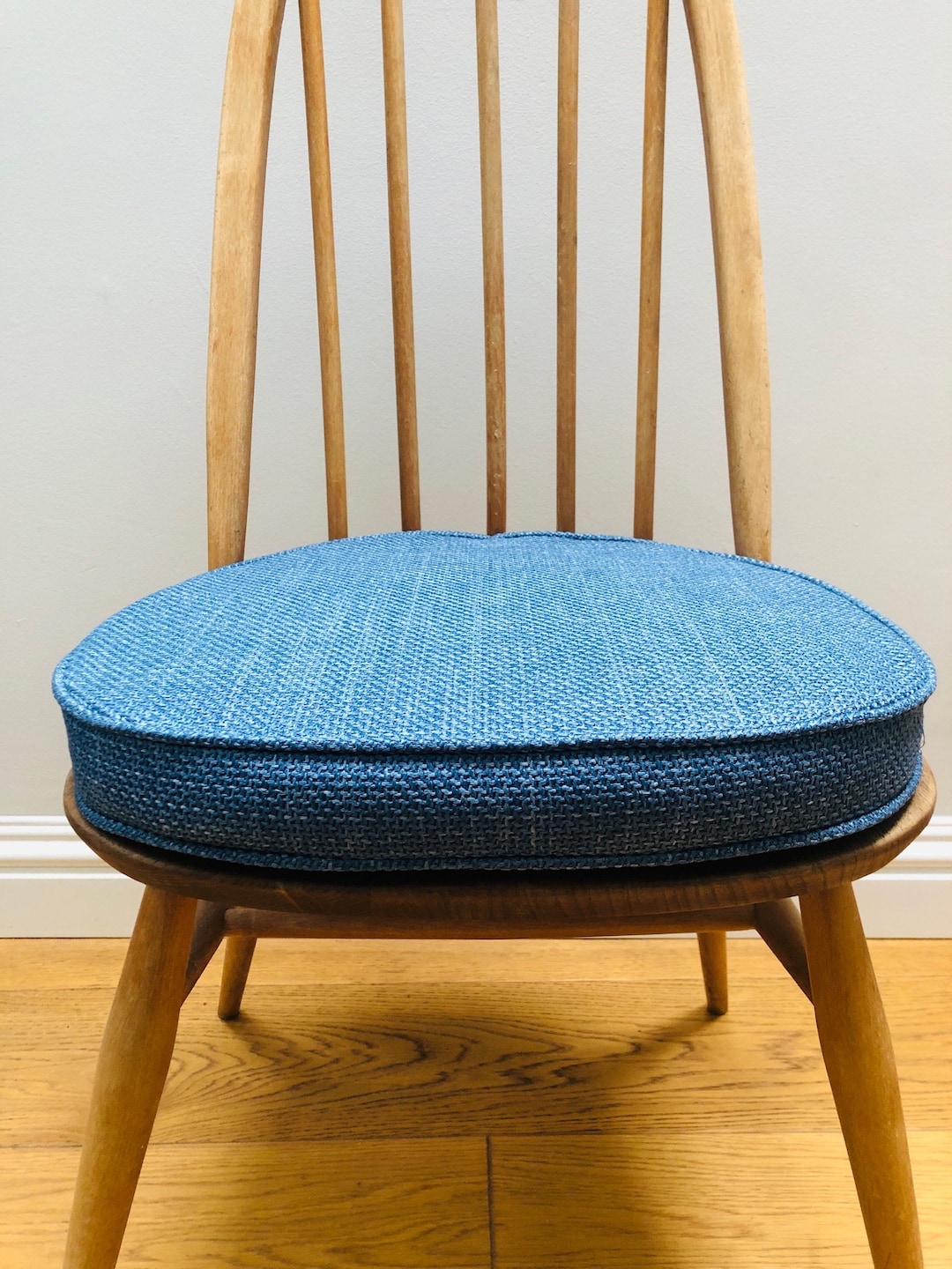Myhome New Seat Pads for Ercol Dining Chairs With Straps and Press