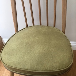 MyHome new seat pads for Ercol dining chairs with straps and press studs Green image 6