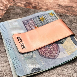 Money clip personalized, Christmas gift for boyfriend, brother or dad, custom money clip for men, groomsmen gift