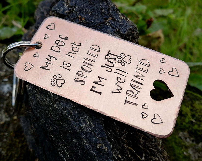 Dog Mom Keychain Funny Quote Keychain Etsy