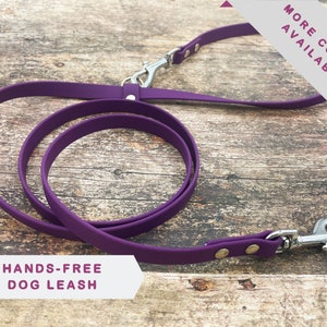 Hands-Free Dog Leash, waterproof dog leash, lightweight convertable dog lead handmade, adjustable dog leash