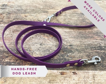 Hands-Free Dog Leash, waterproof dog leash, lightweight convertable dog lead handmade, adjustable dog leash