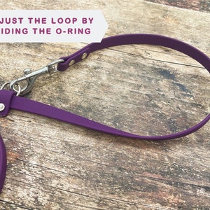 Hands-Free Dog Leash, waterproof dog leash, lightweight convertable dog lead handmade, adjustable dog leash image 3