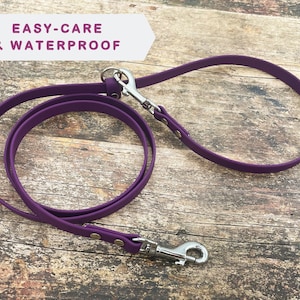 Hands-Free Dog Leash, waterproof dog leash, lightweight convertable dog lead handmade, adjustable dog leash image 4