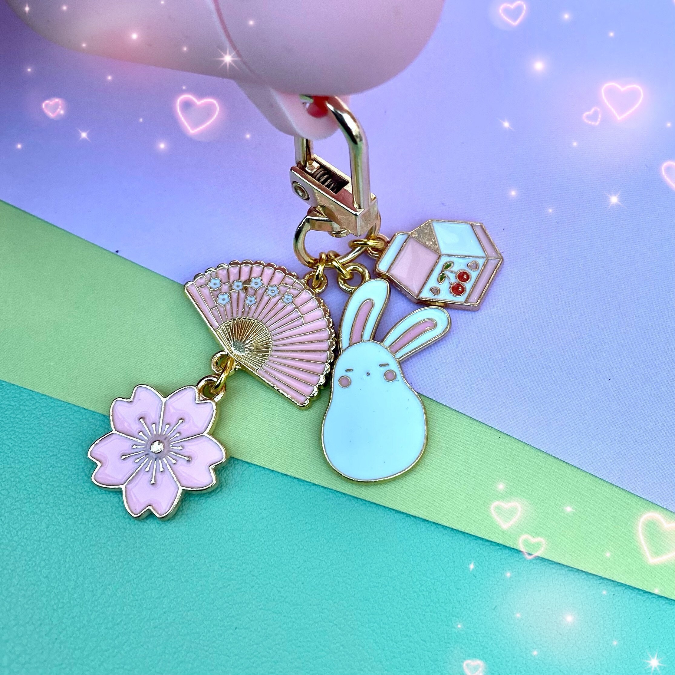 Blooming Flowers Bag Charm and Key Holder S00 - Women - Accessories