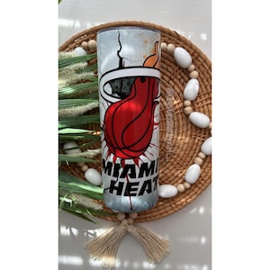 Miami Heat Tumbler: 20oz NBA Basketball Fan Gift