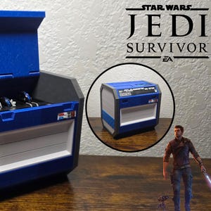 Star Wars Jedi Survivor Jewelry Box | Full Multicolor 3D Printed Chest | Fully Assembled Geek Gift | Star Wars Collectible Storage
