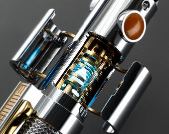 Anakin Skywalker Neopixel Lightsaber with rotating crystal chamber and doors