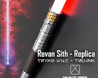 Darth Revan Sith Lightsaber Replica – RGB Neopixel Smooth Swing