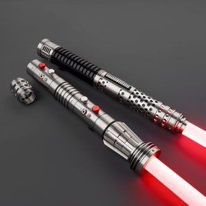Darth Maul - The Clone Wars Lightsaber Replica with Removable Blade, NeoPixel Smooth Swing