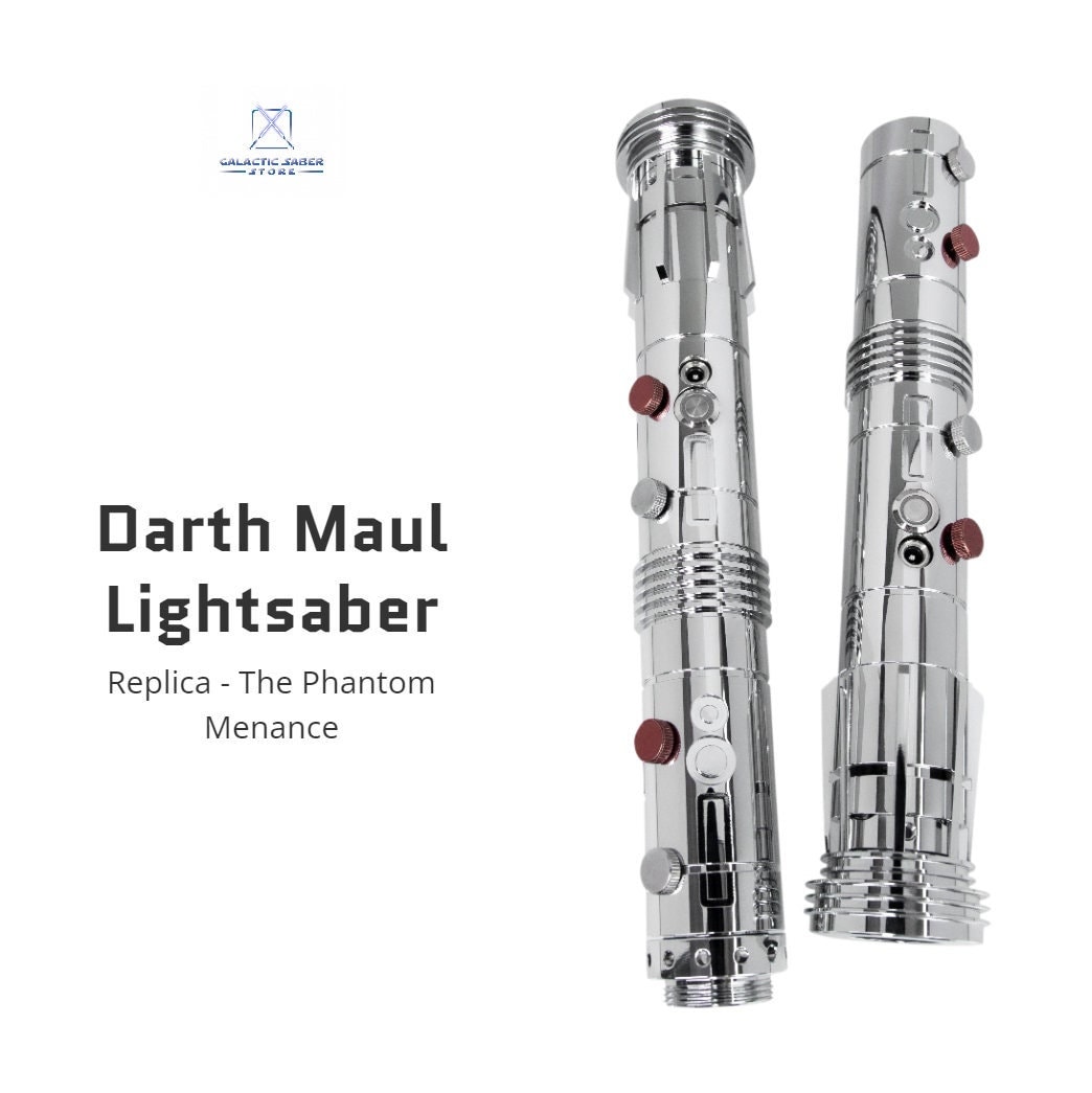 Kelder gouden Neerwaarts Buy Darth Maul Double Bladed Lightsaber Replica the Phantom Online in India  - Etsy