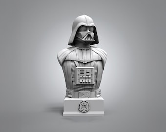 Darth Vader Bust: Star Wars 3D Printed Figurine