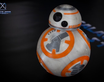 3D Printed BB-8 Droid: Full-Color Star Wars Collectible Model