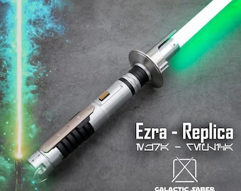 Ezra Bridger Lightsaber Replica: RGB Neopixel, Bluetooth App-Controlled