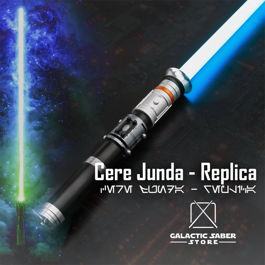 Cere Junda Lightsaber Replica: RGB Neopixel, Bluetooth App