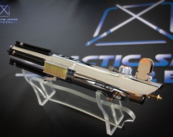 Luke Skywalker Graflex lichtzwaardreplica EP5 ESB met verwijderbaar mes, NeoPixel Smooth Swing