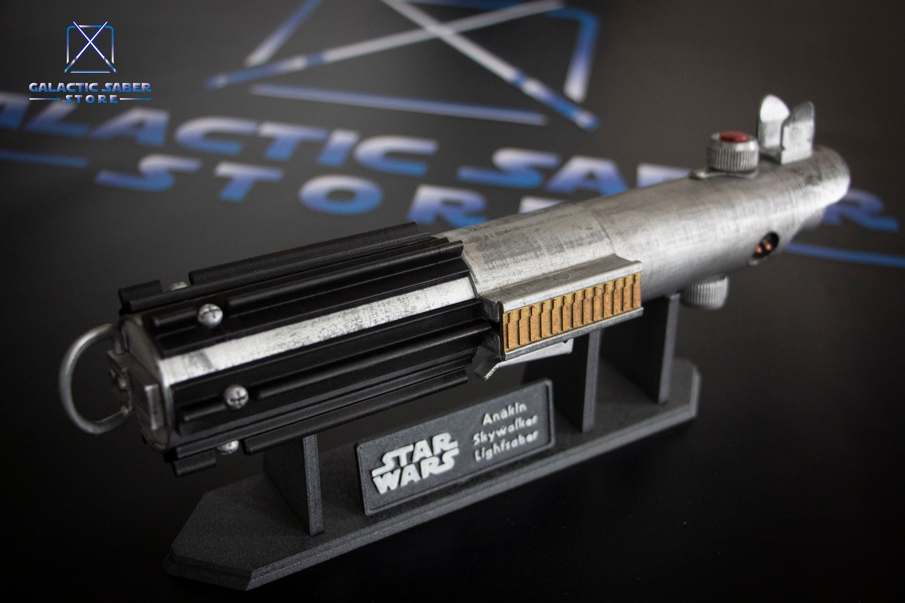 Anakin Skywalker Graflex Lightsaber Replica: Hand-painted 3D Print