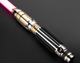 Mace Windu Lightsaber Replica, Force FX, Smooth Swing Neopixel, Golden Harvest, Proffie 2.2, RGB
