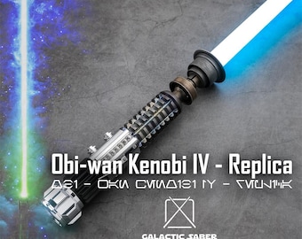 Obi-Wan Kenobi EP4 Lightsaber Replica: Neopixel Proffie, Bluetooth App-Controlled