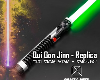 Qui-Gon Jinn Lightsaber Replica: Neopixel Proffie, Smooth Swing