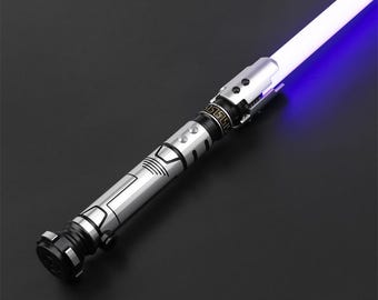 Custom Engravable Lightsaber Hilt – Silver, Gold & Black, RGB Options