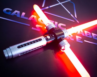 Cross Neopixel Lightsaber: Sith Dark Side or Jedi Light Side 'Exile'