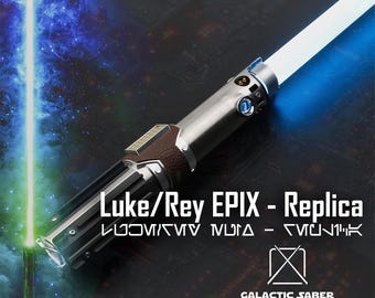 Luke Skywalker Ep IX Lightsaber Replica: RGB Neopixel Proffie Pixel, Smooth Swing