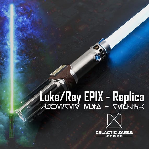 ルーク・スカイウォーカー Ep IX ライトセーバー レプリカ: RGB ネオ