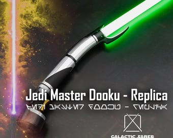 Dooku Lightsaber Replica: RGB Neopixel Proffie - Smooth Swing