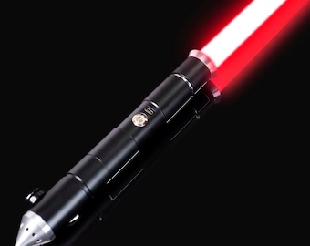 Dark Side Neopixel Lightsaber: Sith Marauder Cosplay with Belt Clip