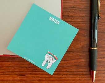 Bloco de notas personalizado para dente do siso | Presente para dentista