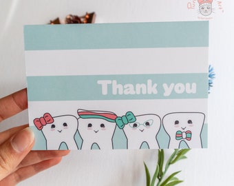 Dental Thank You Card | Dental Hygienist Card | Dental Team Card