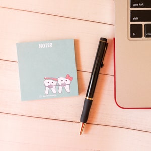Personalized Orthodontist notepad | NOT Sticky notes | Pediatric dentist | Dental Hygienist | Dental student