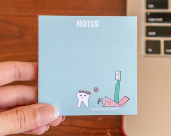 Personalized Dental Notepad | NOT Sticky notes | Gift for dentist
