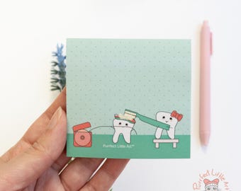 Zahnpflege Sticky Notes: Geschenk für Zahnarzt, Studenten oder Hygieniker