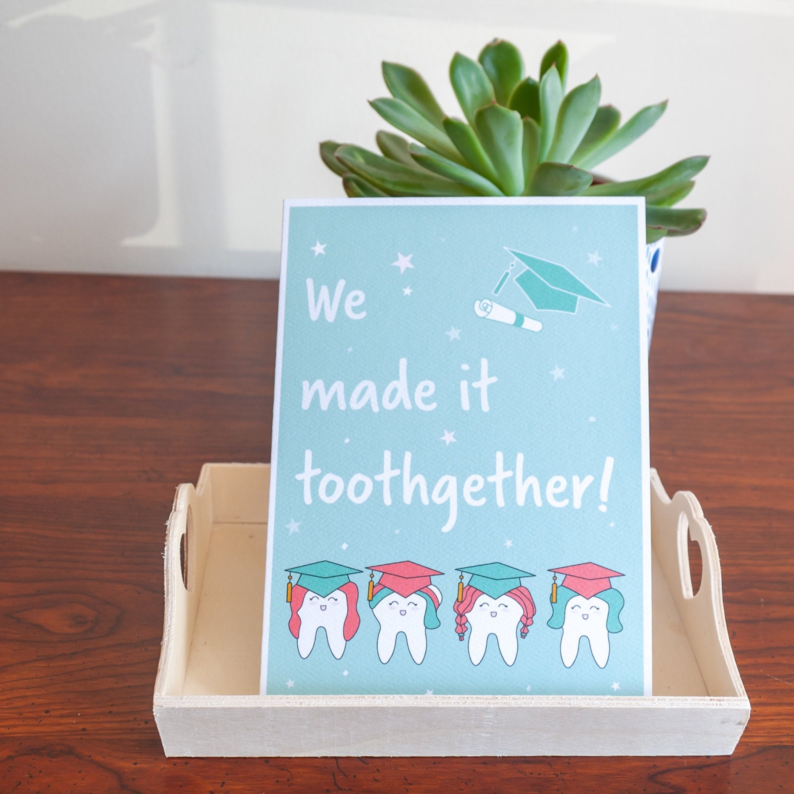 Dental Graduation Card Dental Hygienist Gift Dentist Gift Etsy