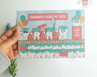 Dental Graduation Card | Class of 2026 Congrats | Dentist, Hygienist Gift