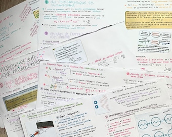 37 fiches de révisions terminale spécialité physique chimie