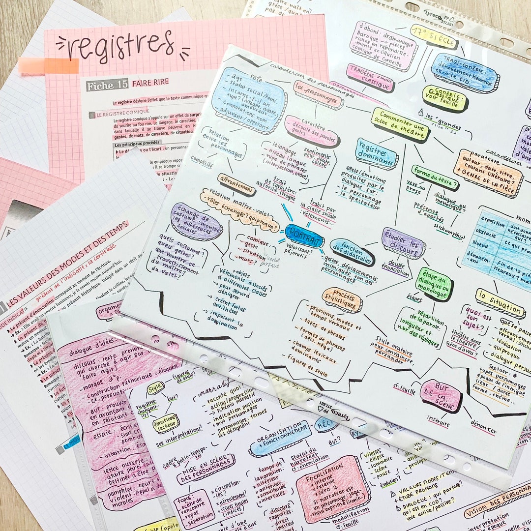 Fiche De Révision Ses Terminale 2021 30 Fiches De Révisions Bac écrit De Français - Etsy UK