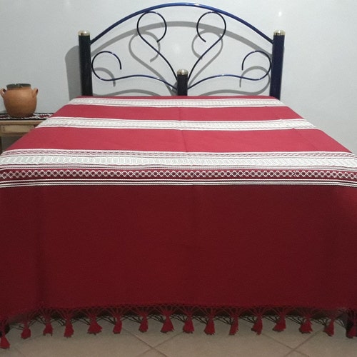 Handmade Mexican Bedspread/quilt. Sizes Single 5' X Etsy