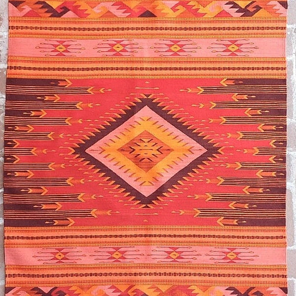 Rug 4' 2" x 6' 5", Rug, Handmade with Natural Dye, ecological piece of the Zapotec culture, preserving cultural identity.