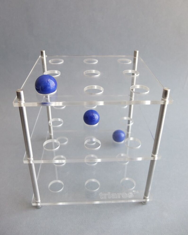 Triares™ Game 3D Three Dimensional Tic Tac Toe Made in USA - Etsy UK