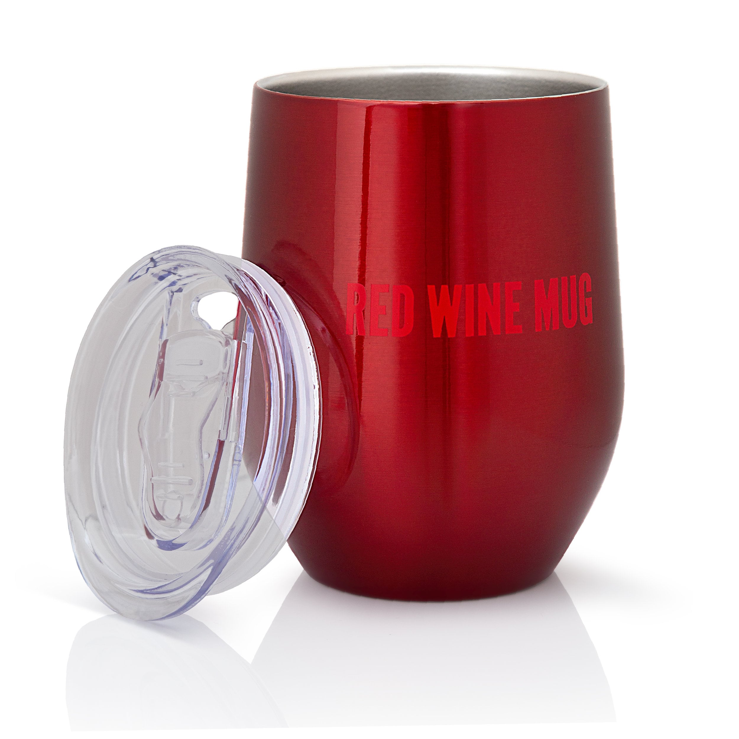 12oz Stainless Steel Wine Glass Wine Tumbler With Lid Etsy