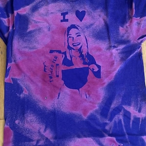 Bleach Dye Custom Tee and Long Sleeve