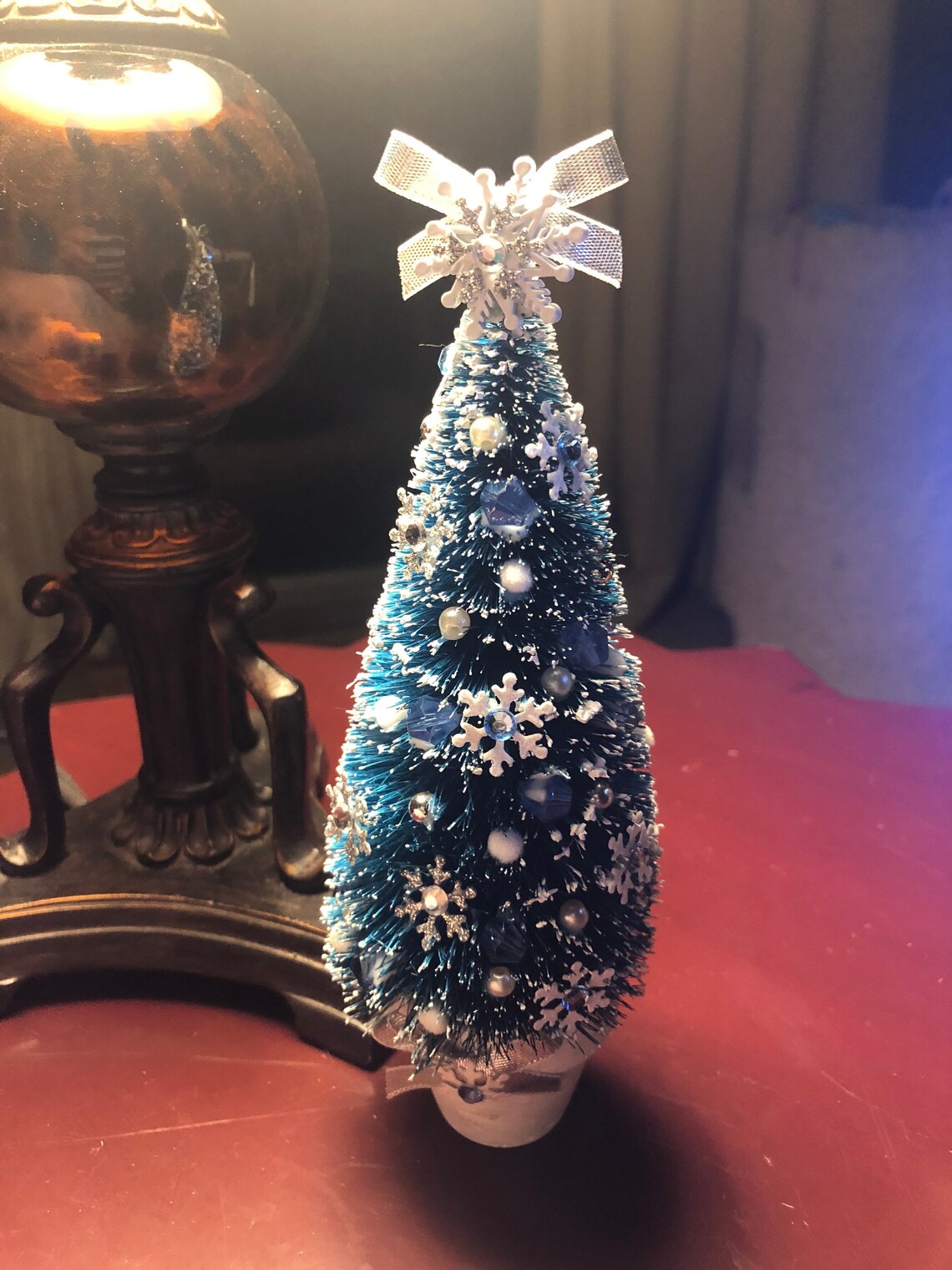 Miniature Decorated Doll House Christmas Tree Etsy