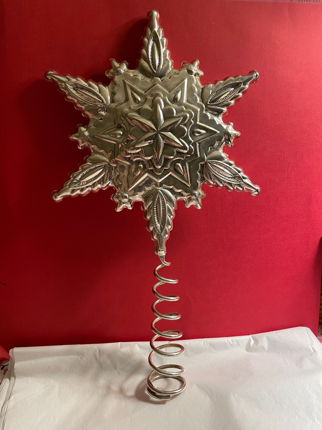 Full Life Size Gorham Silver Tree Topper Etsy