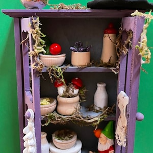 Miniature OOAK Woodland Witch’s Pantry